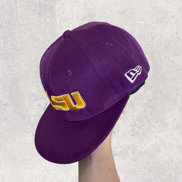Vintage Y2K New Era LSU Snapback Hat OSFA Purple Yellow with Rare NFL - Picture 3 of 6